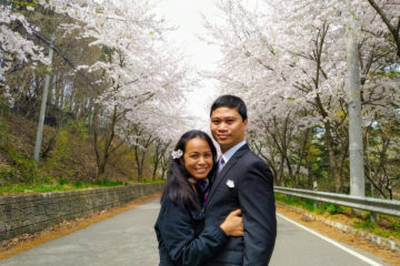 Majal and Regine Mirasol Korea 2019 Cherry Blossoms