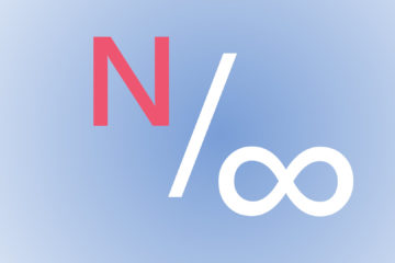 Any number divided by infinity is zero